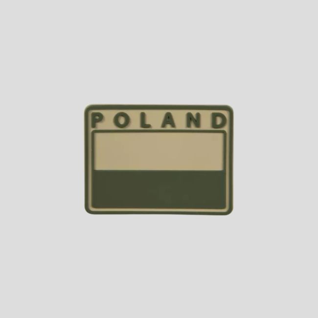 Discrete Poolse vlag patch - Polen - khaki - Helikon
