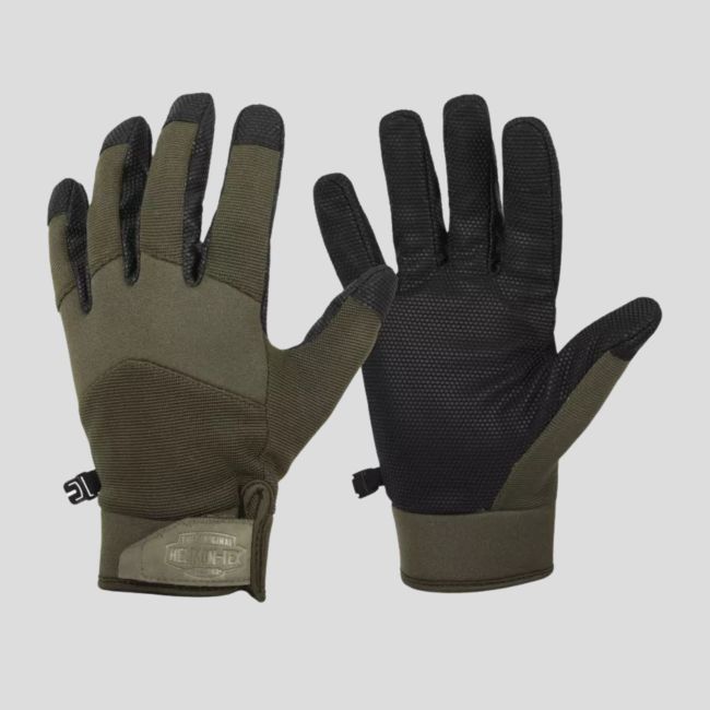 impact duty winter mk2 gloves - olive green / black b - helikon