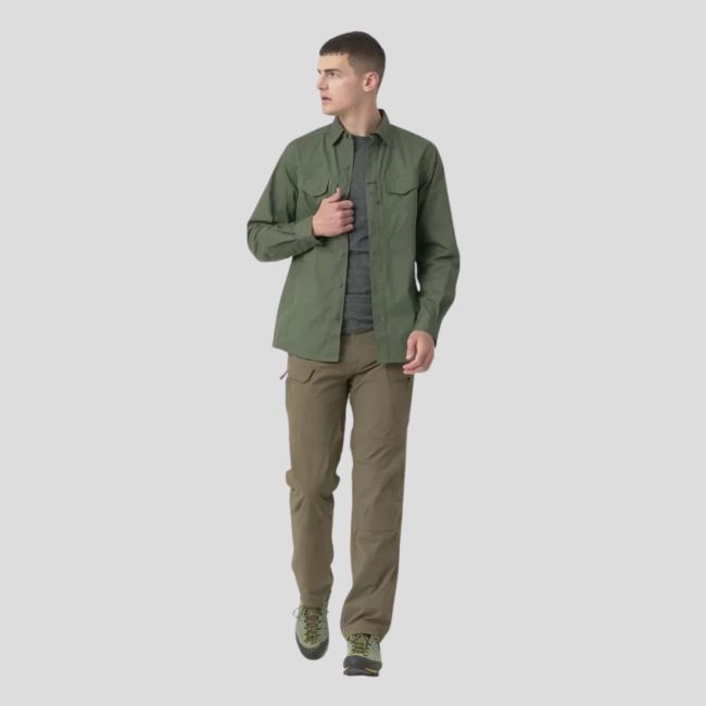 Maillot defender MK2 manches longues - Polycoton Ripstop - Vert olive - Helikon