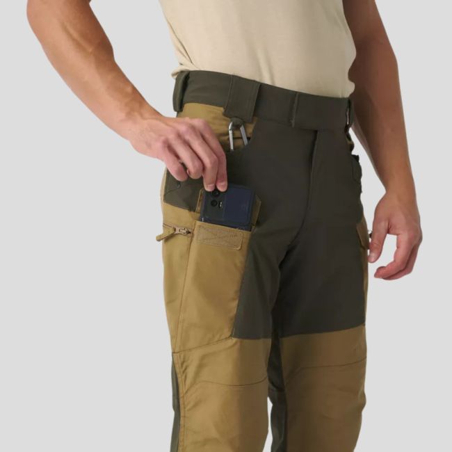 hybrid outback pants® - duracanvas® - coyote / taiga green a - helikon