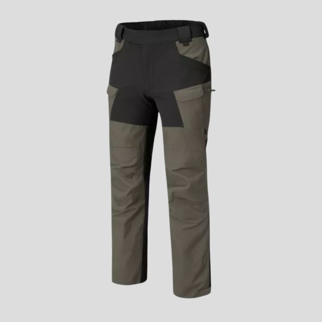 Pantalon hybride outback - duracanvas - Vert taïga / Noir a - Helikon
