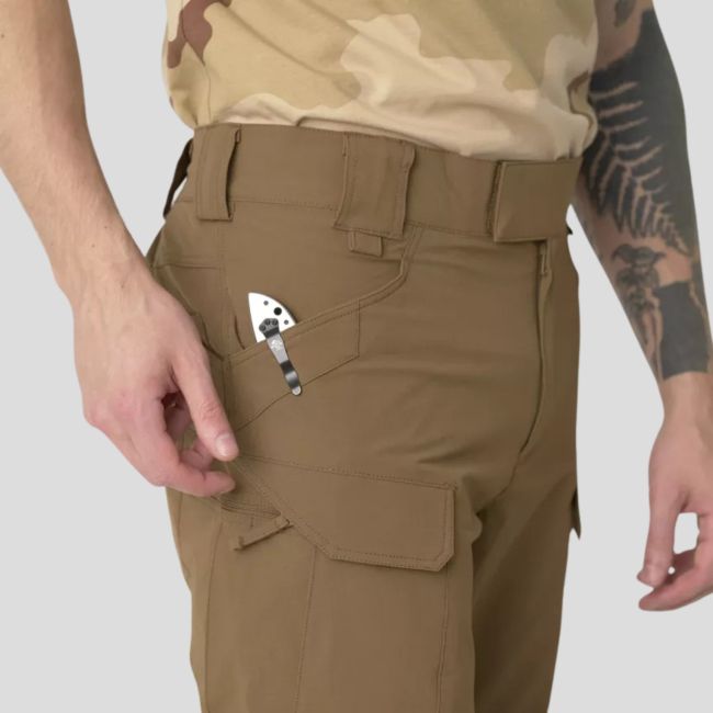 Pantalon tactique d'extérieur OTP - versastretch - Marron boue - Helikon