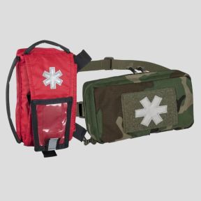 Etui modułowe indywidualne na apteczkę - Cordura - US Woodland - Helikon