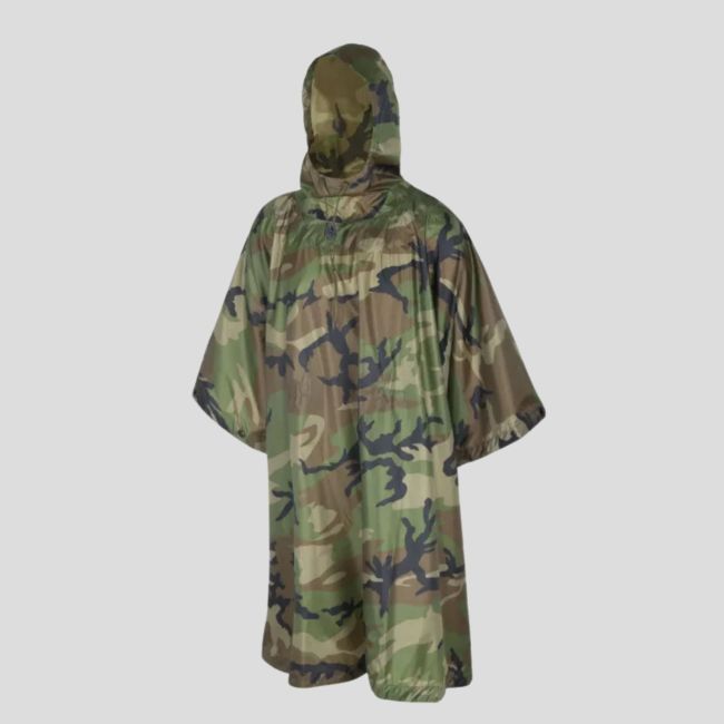 Poncho modèle américain - US Woodland - Helikon