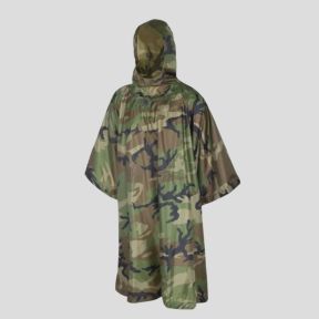 Poncho modèle américain - US Woodland - Helikon