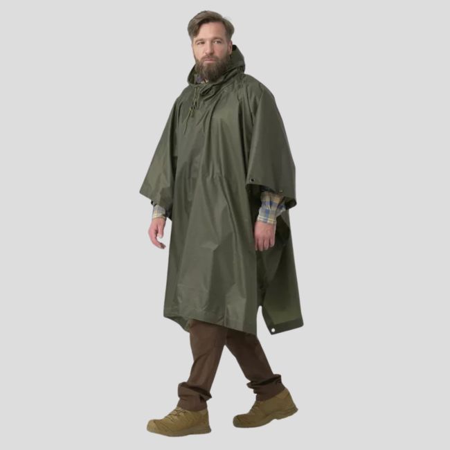 Poncho Amerikaans model - Olijfgroen - Helikon