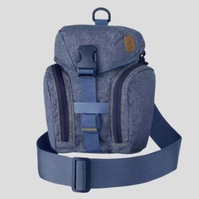 Sacoche essentielle - mélange Nylon Polyester - Bleu chiné - Helikon