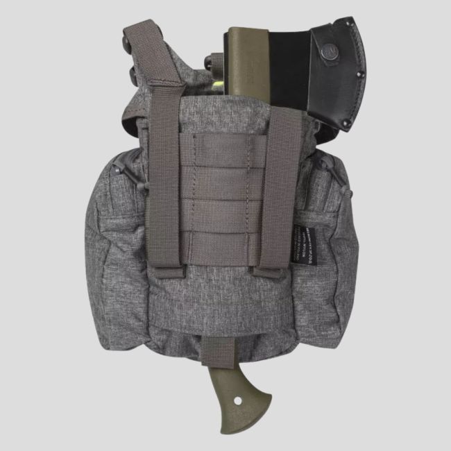 Essential tas - Nylon Polyester mix - Grijs gemêleerd - Helikon