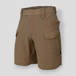 Short tactique extérieur 8.5" - versastretch lèger - Marron boue - Helikon
