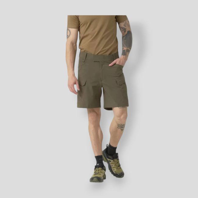 Taktische Outdoor-Shorts Ultra - Versastretch Leicht - Taiga-Grün - Helikon