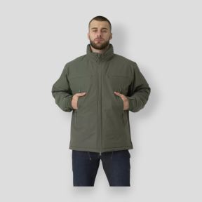 husky tactical winter jacket - climashield® apex 100g - alpha green - helikon