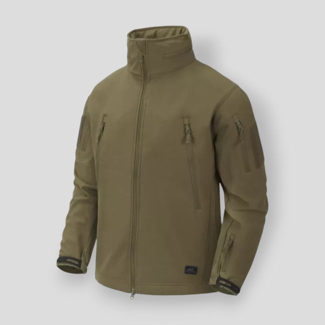gunfighter jacket - shark skin windblocker - adaptive green - helikon