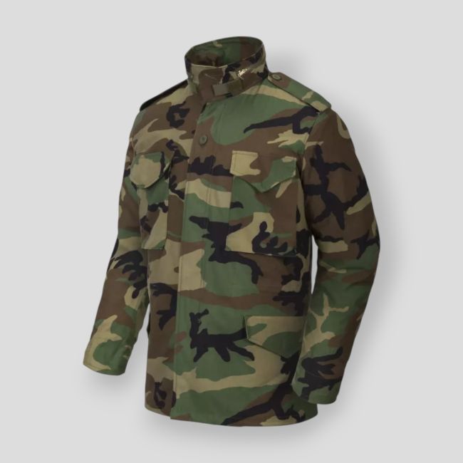 m65 jacket - nyco sateen - us woodland - helikon