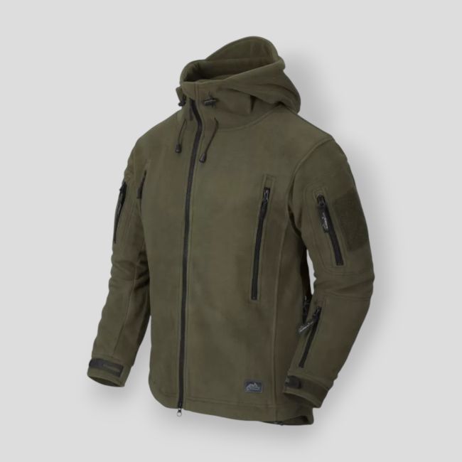 Patriot jas - dubbele Fleece - Olijfgroen - Helikon