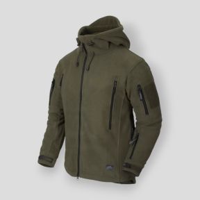 Patriot Jacke - Doppel Fleece - Olivgrün - Helikon
