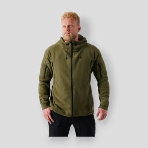 Patriot Jacke - Doppel Fleece - Olivgrün - Helikon