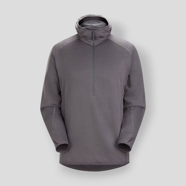 Sudadera con capucha Delta AR 1/2 zip - Wolf - Arc'Teryx Pro