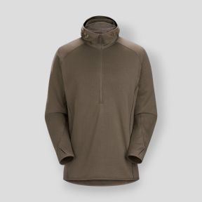 Sweat à capuche Delta AR 1/2 zip - Ranger Green - Arc'Teryx Pro