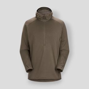 Sudadera con capucha Delta AR 1/2 zip - Ranger Green - Arc'Teryx Pro