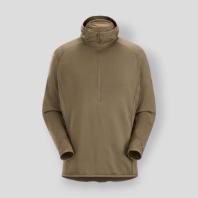 Kapuzensweatshirt Delta AR 1/2 Reißverschluss - Wüstenkrokodil - Arc'Teryx Pro
