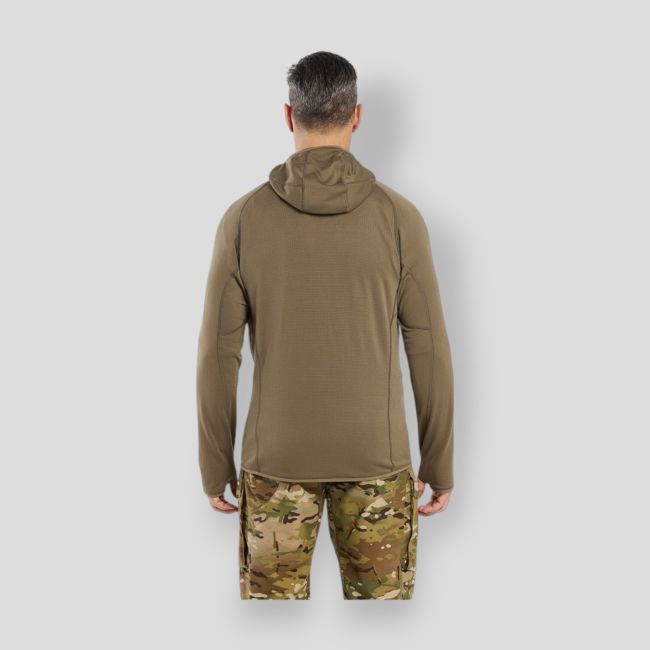Bluza z kapturem Delta AR 1/2 zip - Desert Crocodile - Arc'Teryx Pro