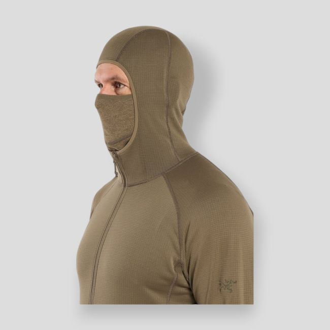 Hoodie Delta AR 1/2 ritssluiting - Woestijn Krokodil - Arc'Teryx Pro