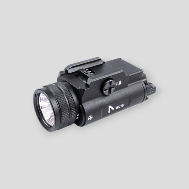 Wiederaufladbare taktische Lampe für Kurzwaffe WL15 (1.200 Lumen) - Nextorch