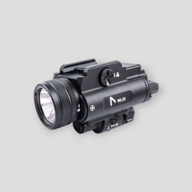 Lampe avec pointeur laser pour arme de poing WL25 (1 200 lumens) - Vert - Nextorch