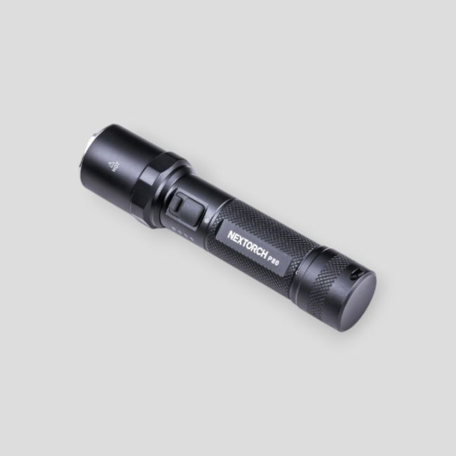 Latarka taktyczna akumulatorowa P80B (2 100 lumenów) - Nextorch