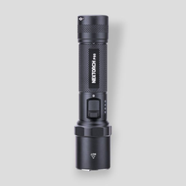Oplaadbare tactische zaklamp P80B (2 100 lumen) - Nextorch
