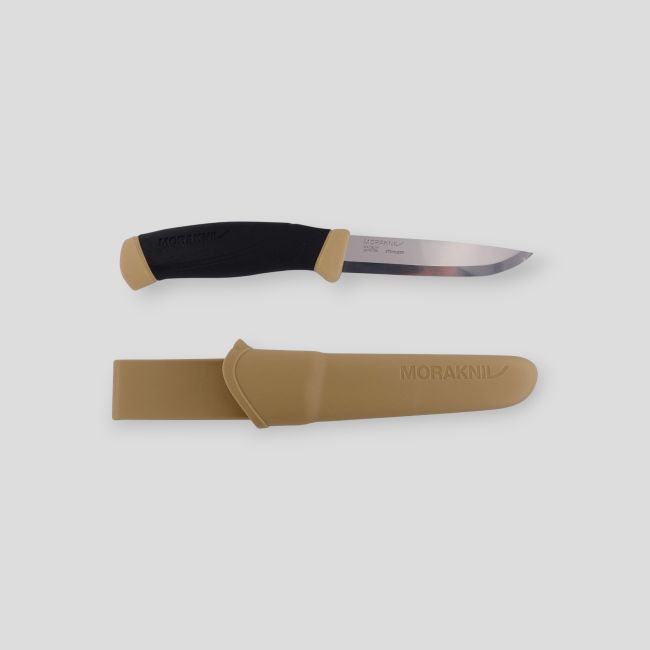 Lot de 15 couteaux Companion (lame 10,4cm) avec étui - Désert - Morakniv