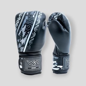 Guantes de boxeo de cuero Limited - Negro - Whipup