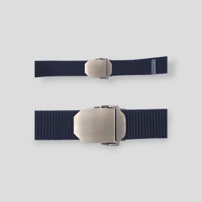 Ceinturon sangle en nylon avec boucle métal - Bleu Marine - Patrol Equipement