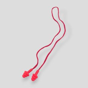 Par de protetores auriculares anti-ruído reutilizáveis - Vermelho - Patrol Equipement