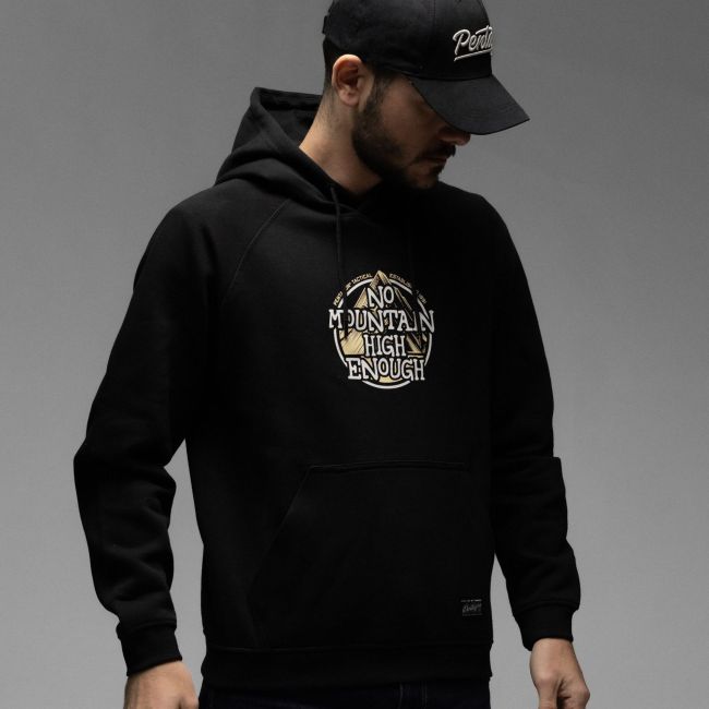 Bluza z kapturem Phaeton No Mountain - Czarny - Pentagon