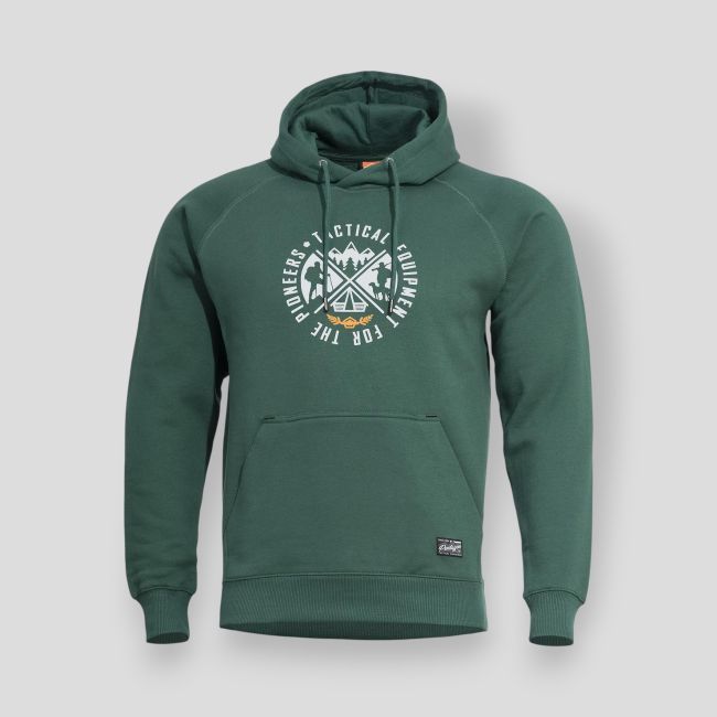 Sweat à capuche Phaeton Pioneers - Vert Springbok - Pentagon