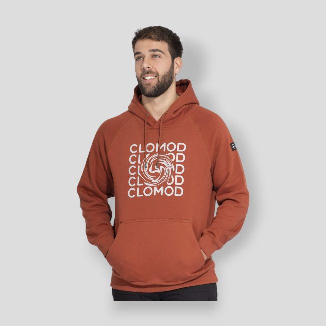 Sweat à capuche Twirl - Bordeaux - CloMod