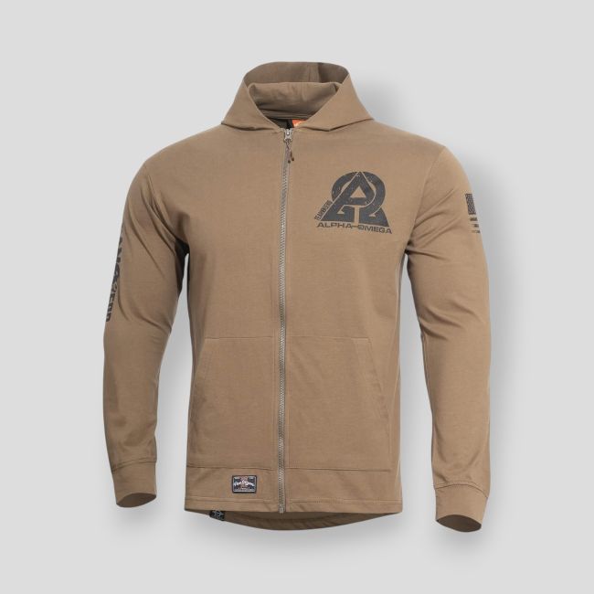 Sweat à capuche zippé Agis Instructor Zero Edition - Coyote - Pentagon