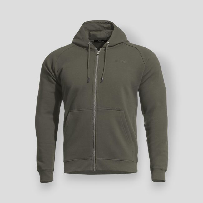 Bluza z kapturem na zamek Griffin - RAL7013 - Pentagon
