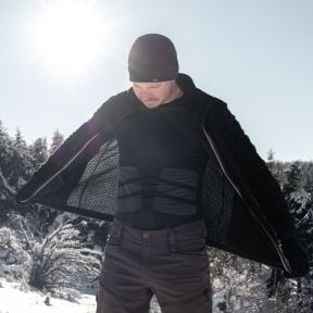 Sweat à capuche zippé Teddy Polartec® Alpha™ - Noir - Pentagon