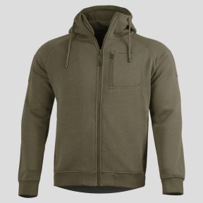 Sweat à capuche zippé Leonidas 2.0 - RAL7013 - Pentagon