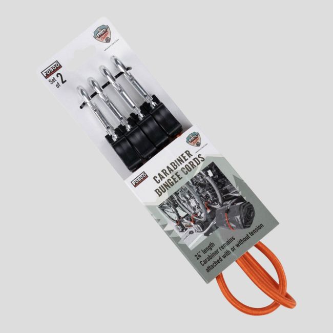 Set da 2 tenditori con moschettone 60 cm - Arancione - Fosco Industries