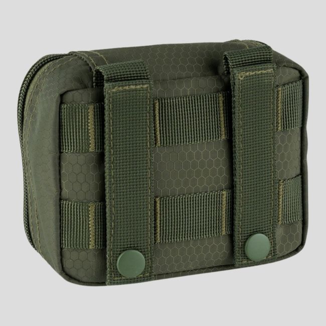 Bolsillo de almacenamiento transparente Molle 15x12cm - Verde Oliva - 101 Inc
