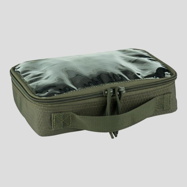 Transparente Molle-Aufbewahrungstasche 23x16cm - Olivgrün - 101 Inc