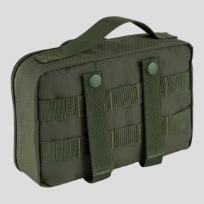 Tasca portaoggetti trasparente Molle 23x16cm - Verde Oliva - 101 Inc