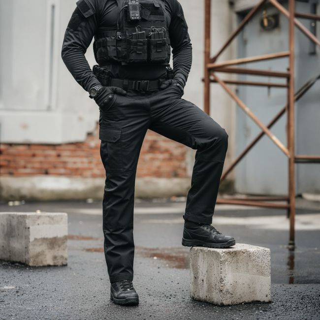 Veiligheidsbroek FIRST - Zwart - Force Series