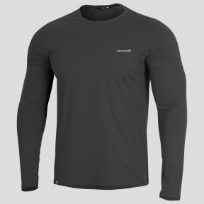 T-Shirt Ageron 2.0 mit langen Ärmeln - Schwarz - Pentagon