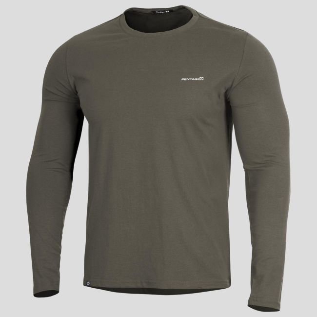 T-shirt Ageron 2.0 met lange mouwen - RAL7013 - Pentagon
