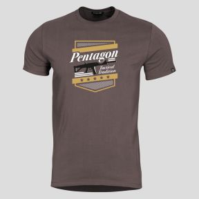 T-shirt Ageron ACR - Marron Terre - Pentagon