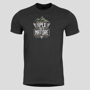 T-shirt Ageron Apex Of Nature - Zwart - Pentagon